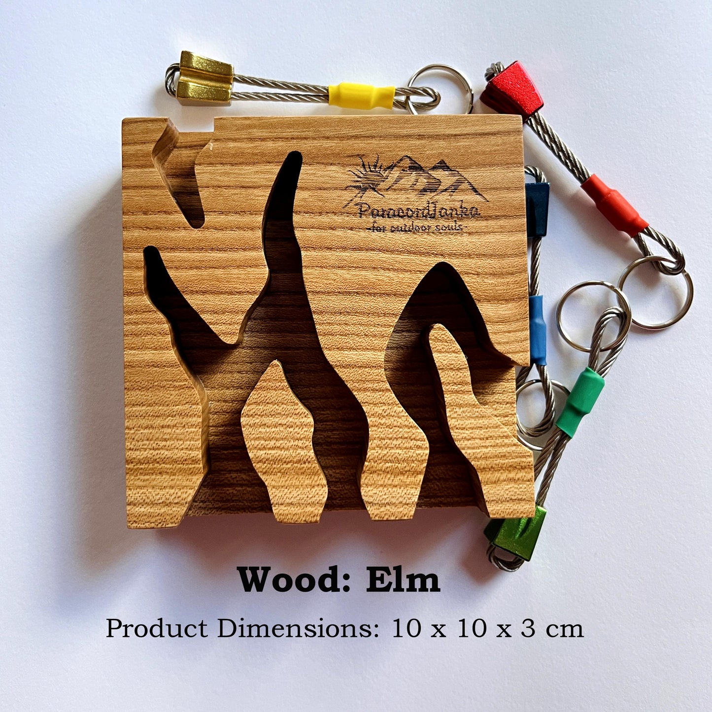 Wood Climbing Key Holder for Climbers Gift