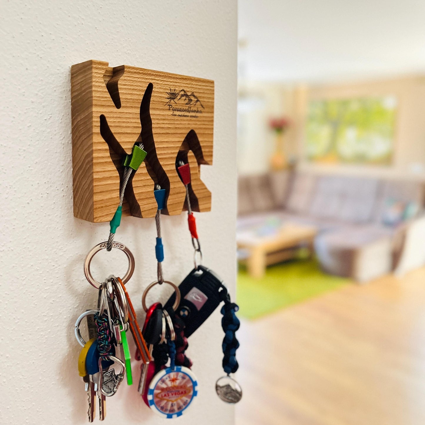 Wood Climbing Key Holder for Climbers Gift