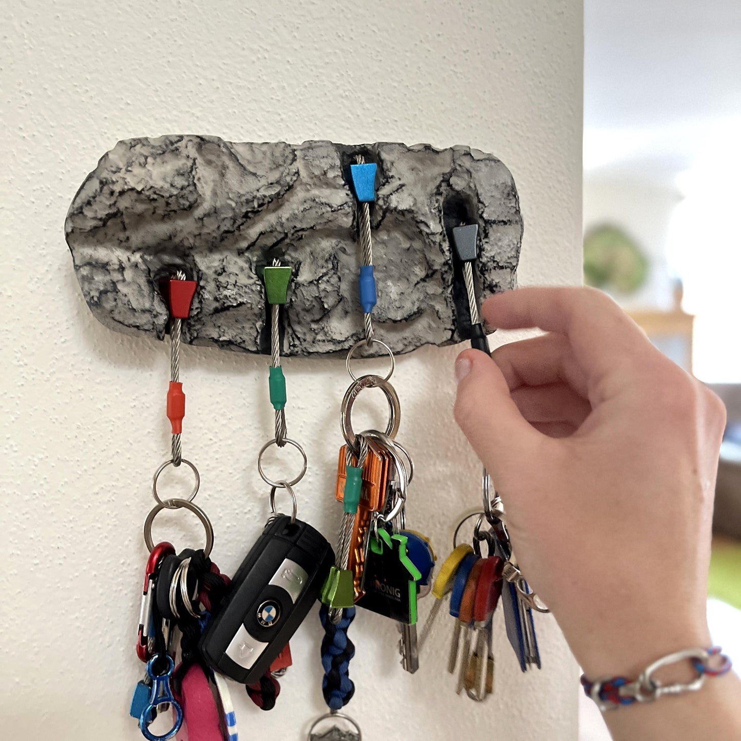 Keyholder for Climbers - 4 keys version