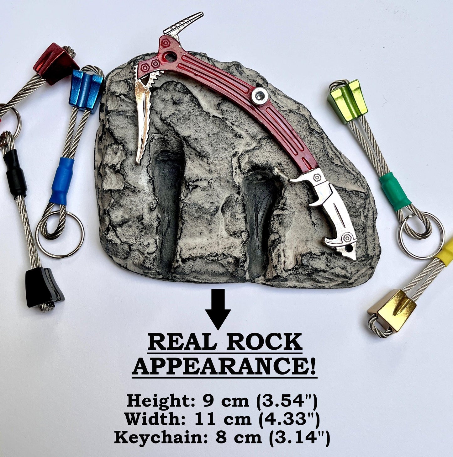 Ice Axe Keyholder for Climbers - 2 keys version