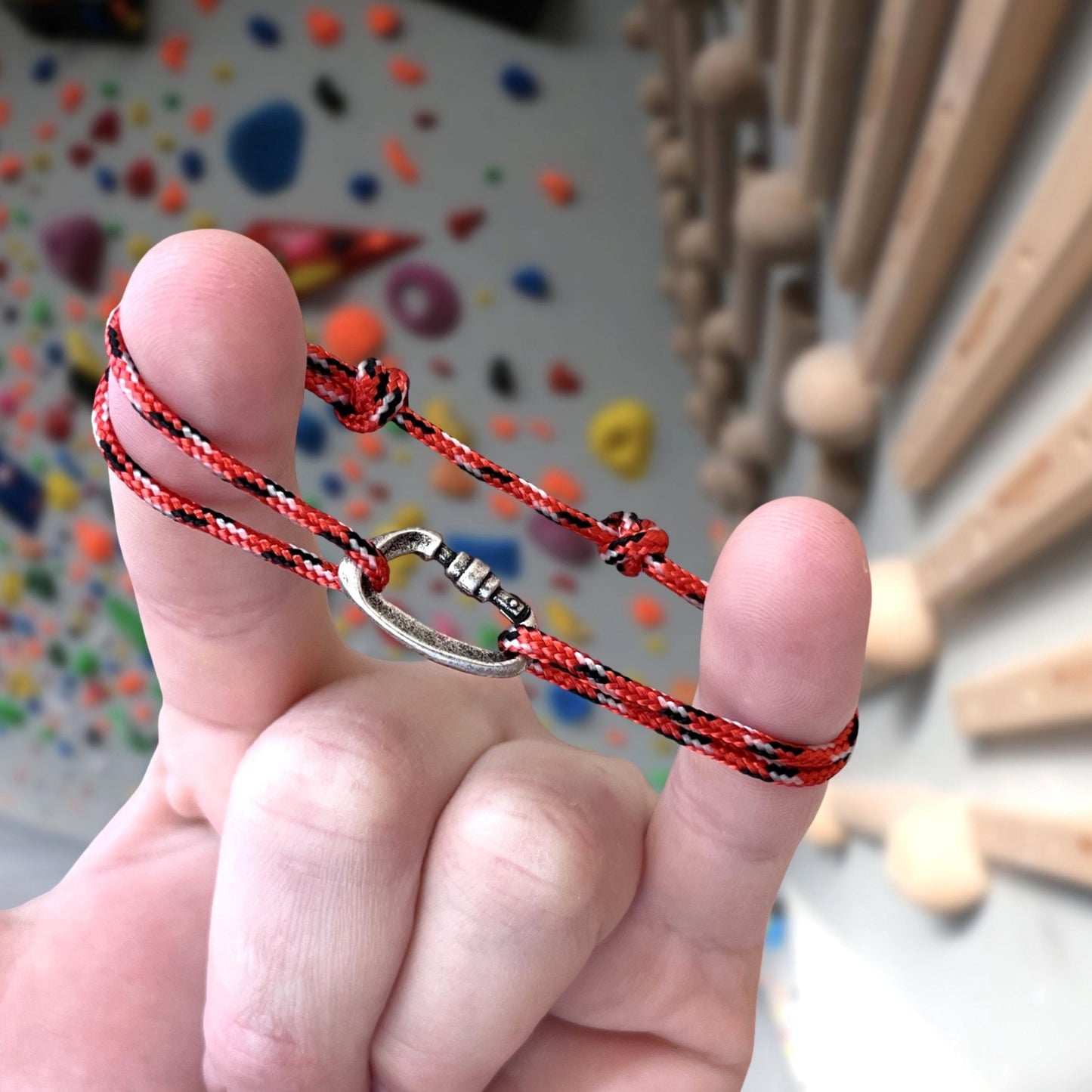 Climbing Bracelet Gift, Climbing Carabiner Jewelry