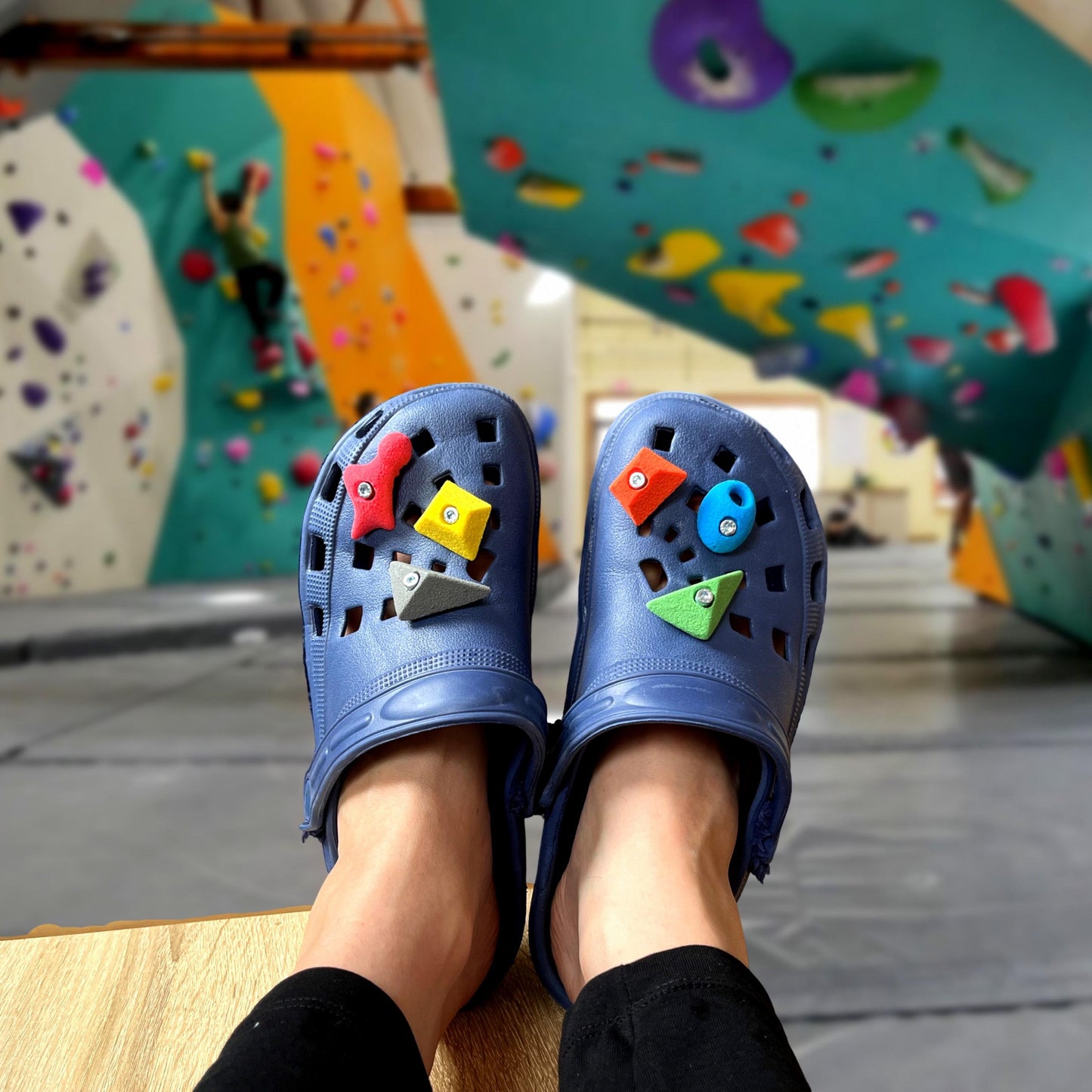 Rock Climbing Shoe Charms Pin Gift