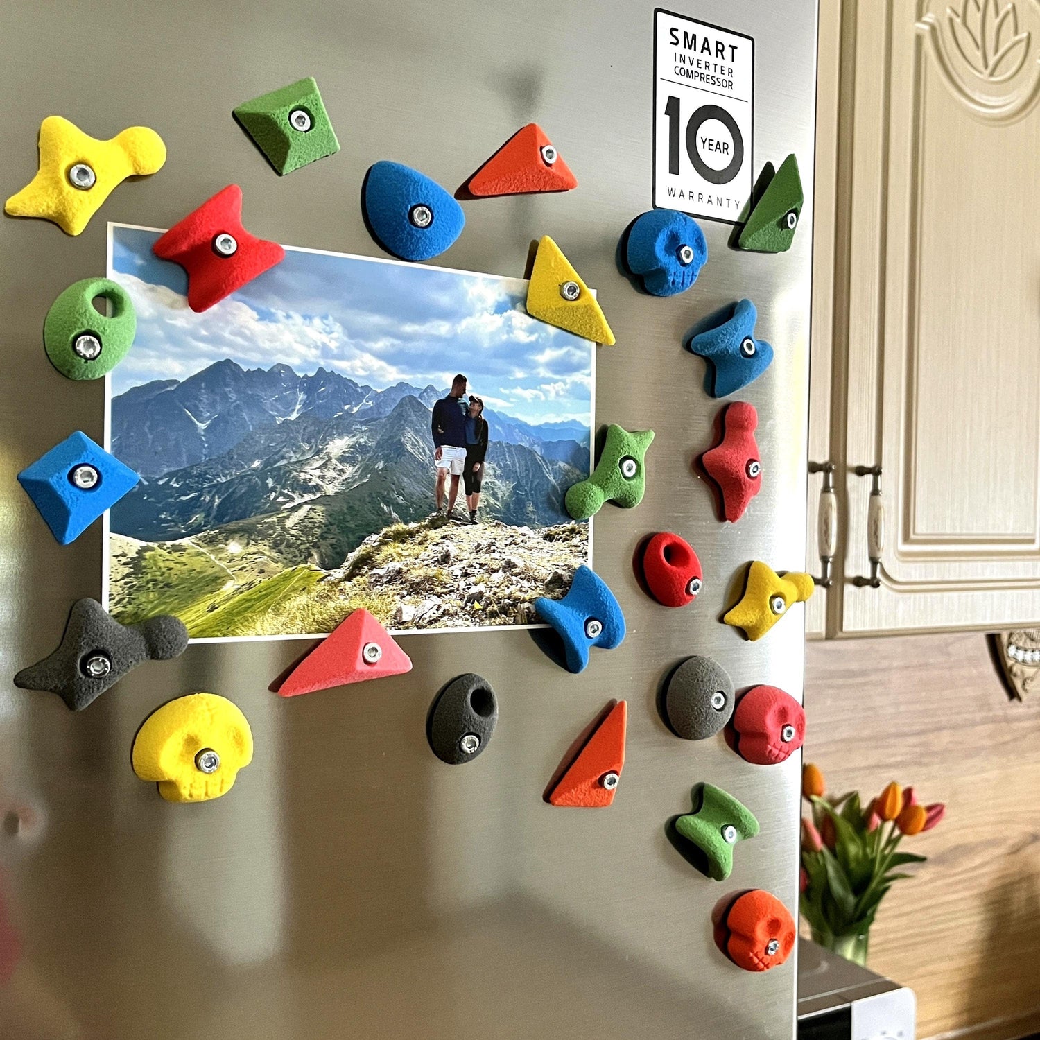 Climbing fridge magnets for climbers