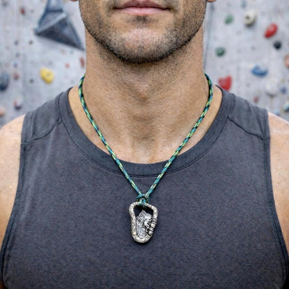 Carabiner Climbing Mountain Necklace