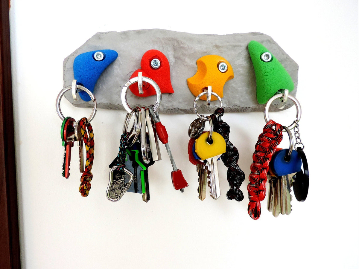 Climbing Holds Keyholder, Gift for Climbing Lover