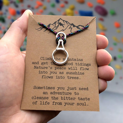 Climbing Eight Necklace Climbing Gift