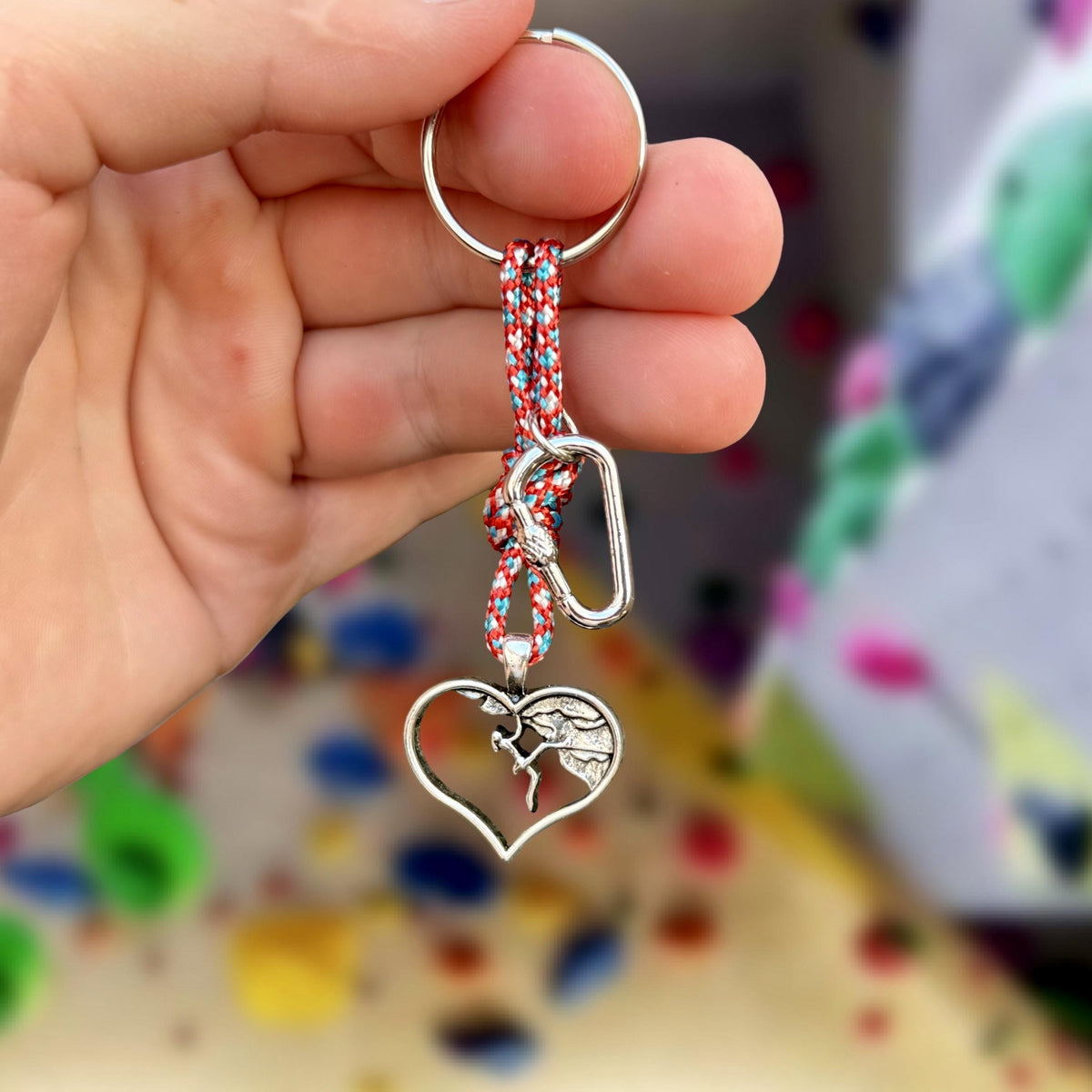Heart Climbing Keychain Carabiner Gift