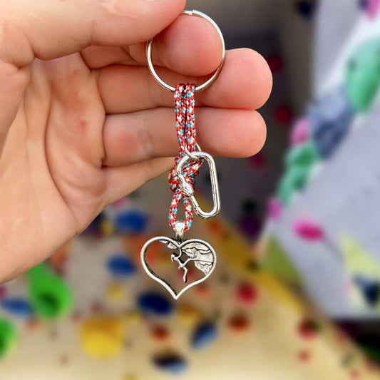 Heart Climbing Keychain Carabiner Gift