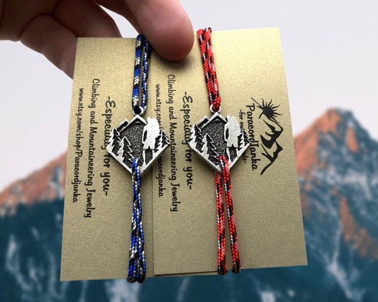 Hiking Mountain Bracelet