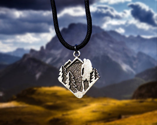 Hiking Mountain Necklace