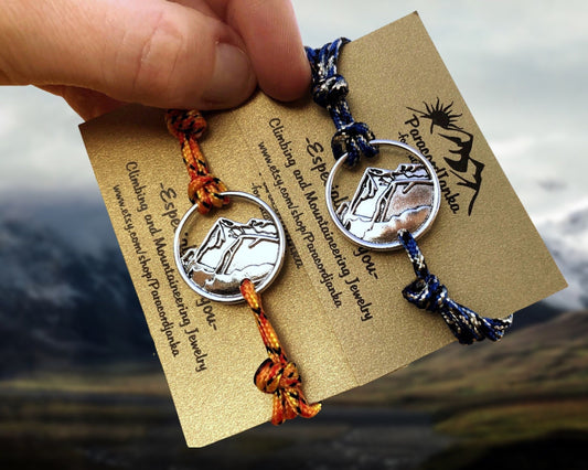 Mountain Hiking Climbing Bracelet Gift