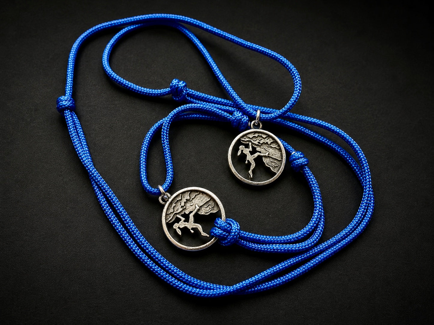 Klettermädchen Halskette und Armband, Kletterschmuck, Geschenk für Kletterer