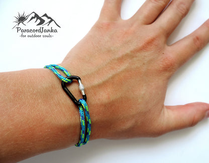 Climbing Bracelet, Climbing Carabiner Jewelry