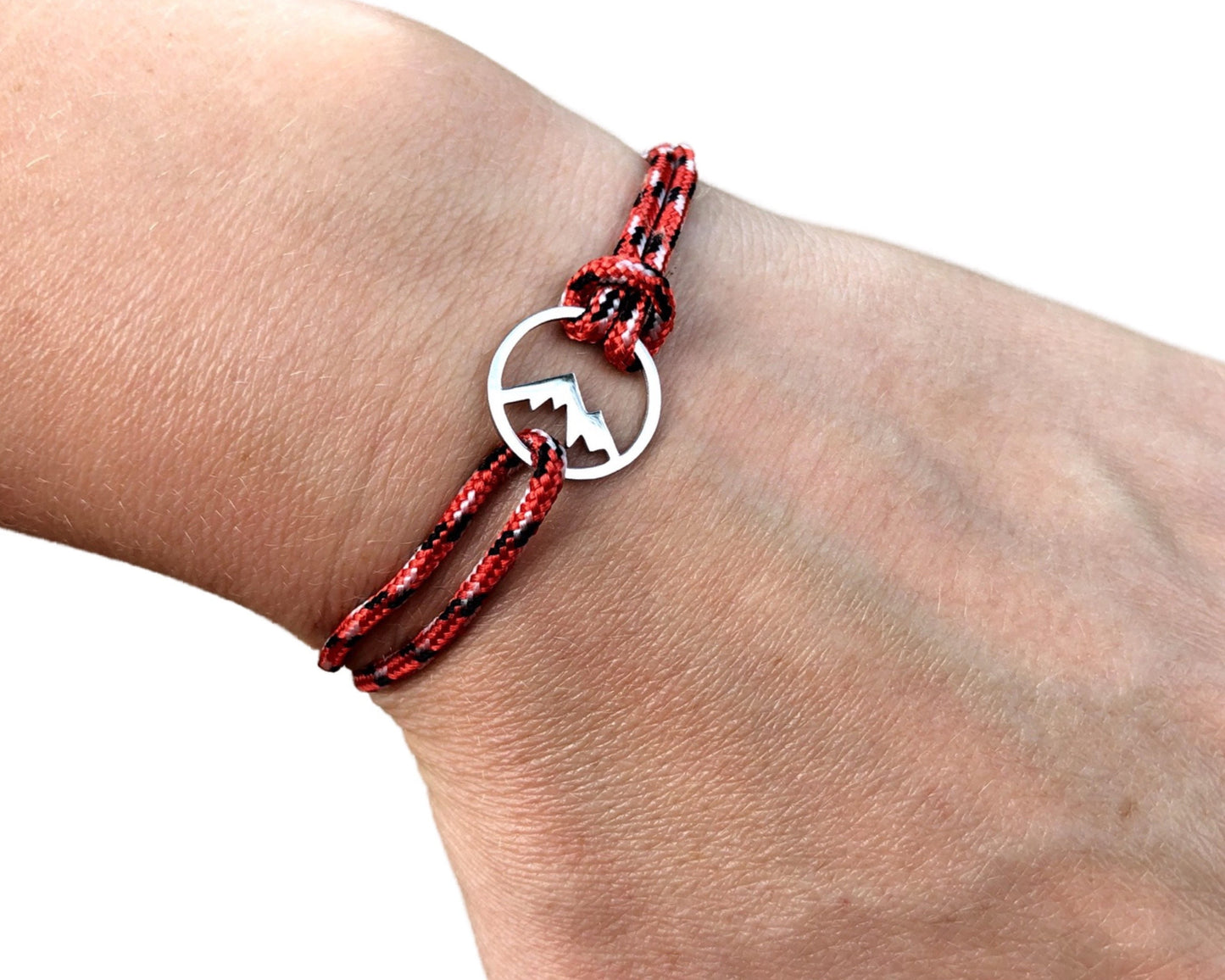 Couple Mountain Bracelets, Climbing Jewelry, Gift for Mountain Lover