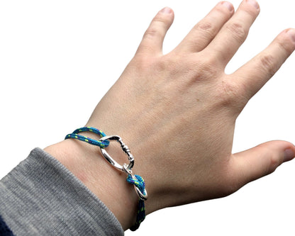 Name Letter Climbing Bracelet, Climbing Carabiner Jewelry