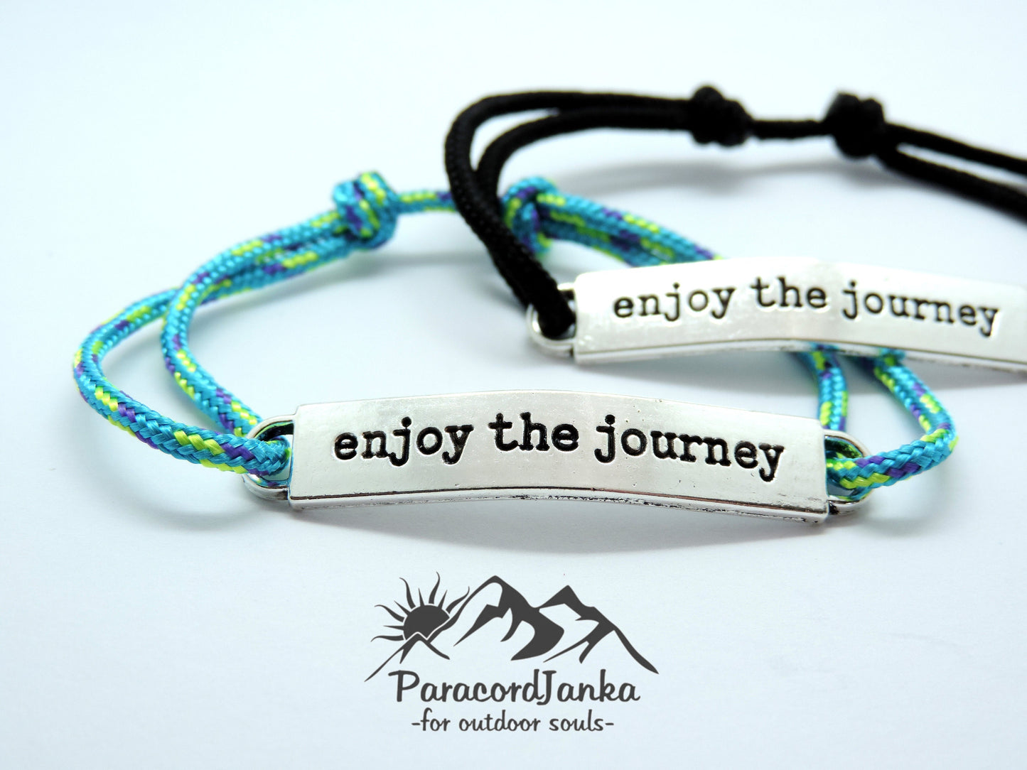 Enjoy the Journey Mountain Hiking Climbing Bracelet Gift