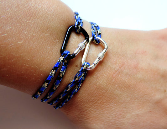 Climbing Bracelet, Climbing Carabiner, Climbing Gift, Climbing Jewelry