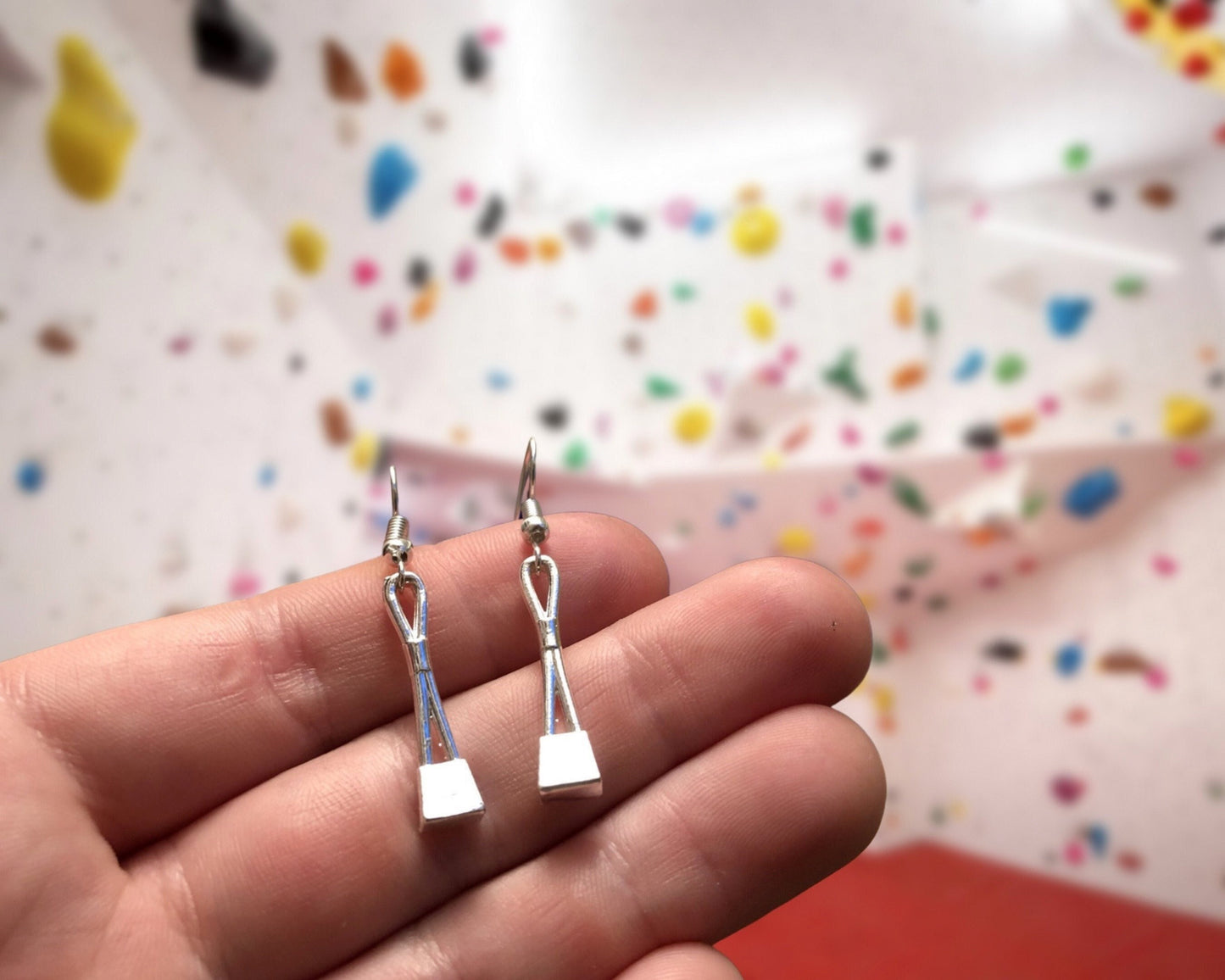 Climbing Nuts Earrings, Climbing Jewerly, Gift for Climber