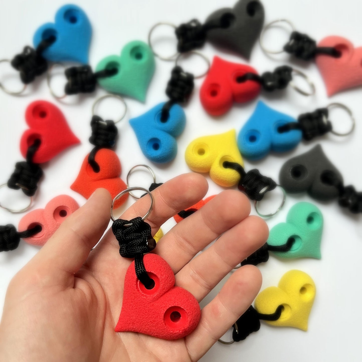 Heart Climbing Keychain, Gift for Climbers, Climbing Hold