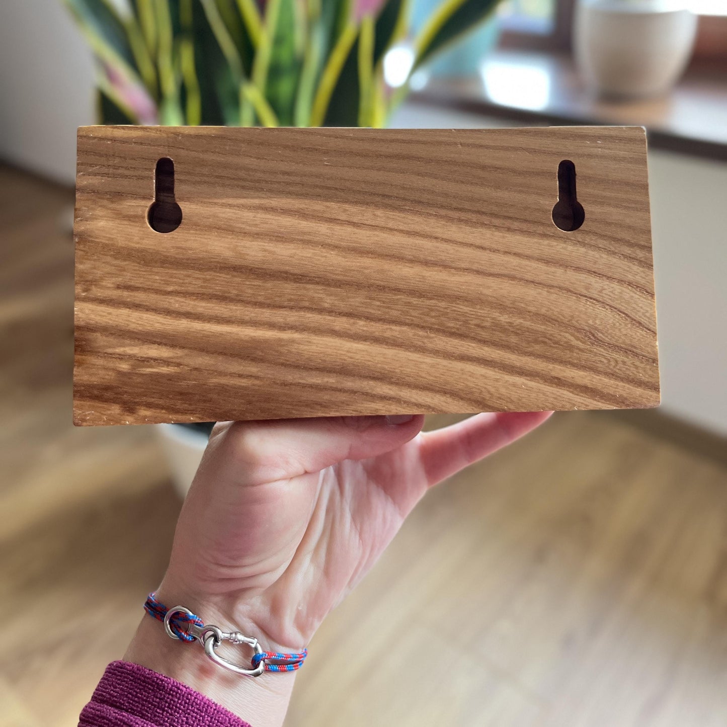 Big Elm Wood Climbing Key Holder for Climbers Gift