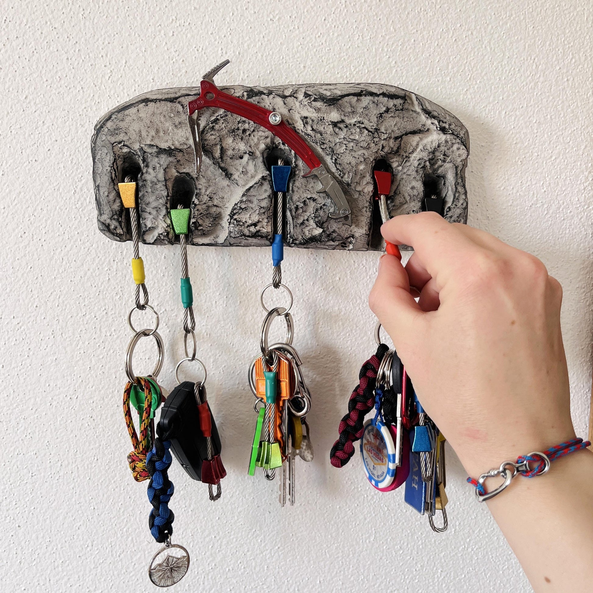 rock climbing keyholder