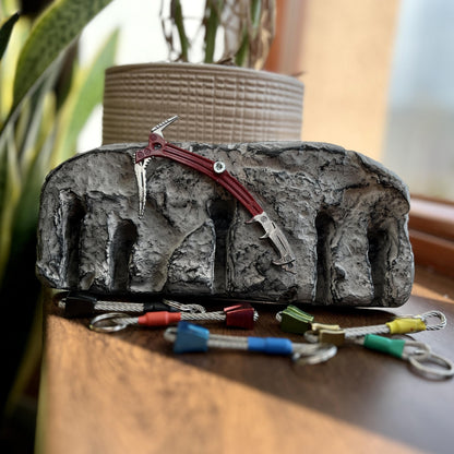 Climbing, Ice Axe Keyholder for Climbers - 5 keys version