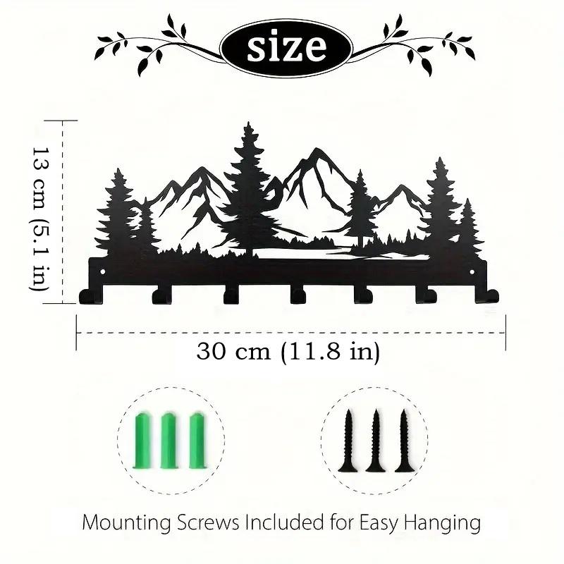 Metal Mountain Key Holder Gift for Hikers and Climbers