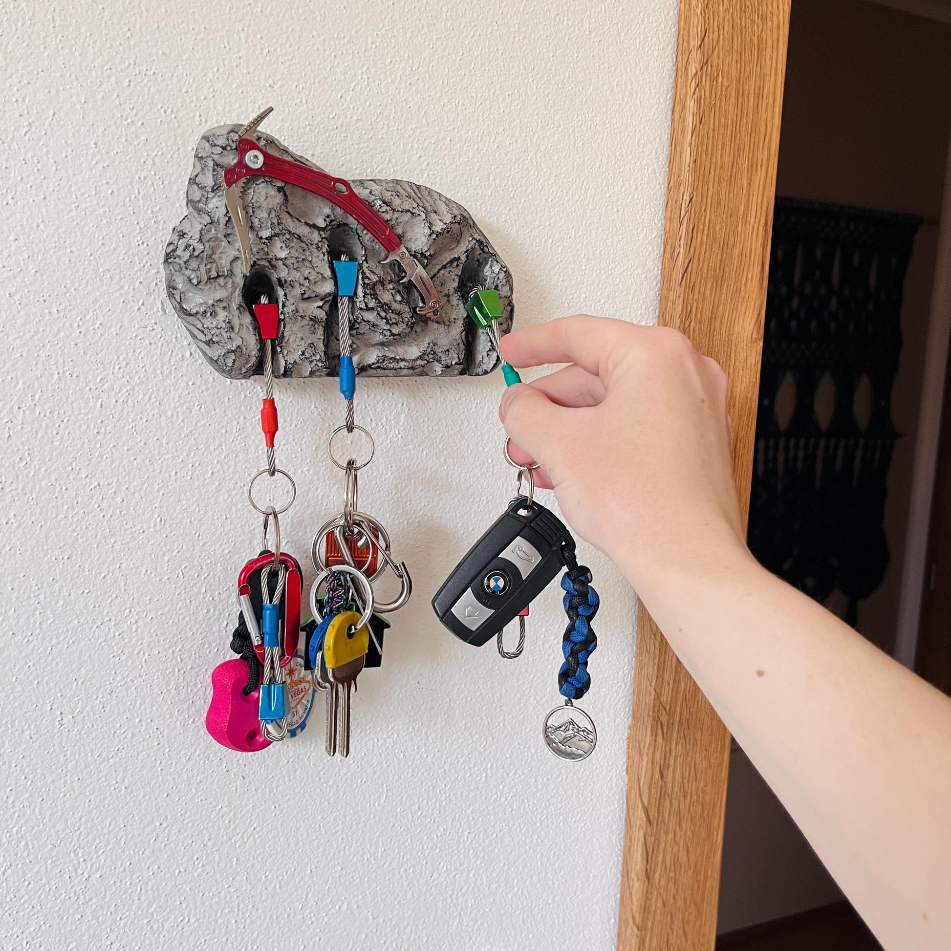 Ice Axe Keyholder for Climbers - 3 keys version