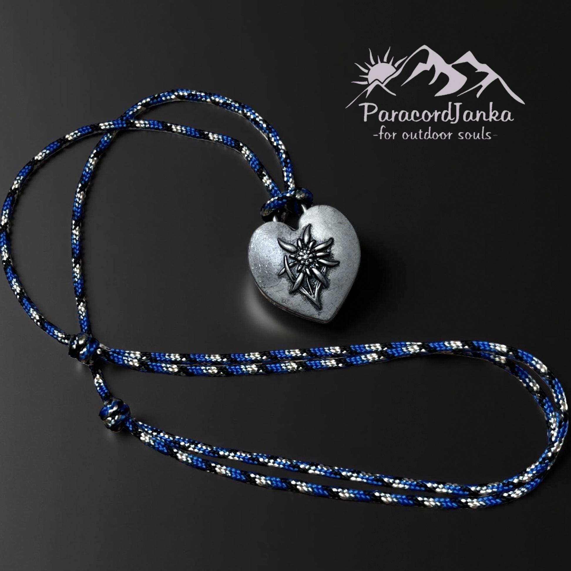 Heart Edelweiss Mountain Necklace Gift