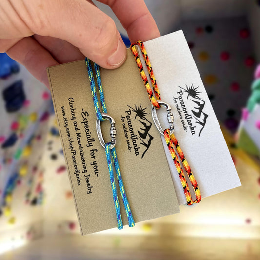 Climbing Bracelet, Climbing Carabiner Jewelry