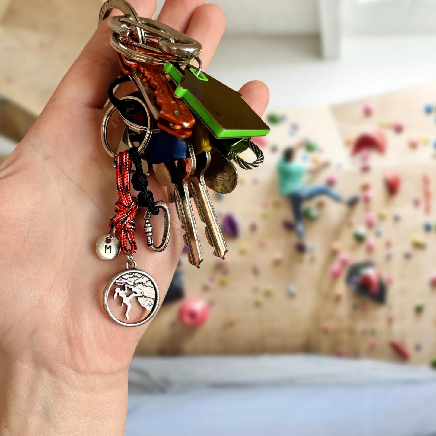 Name Climbing Keychain Carabiner Gift