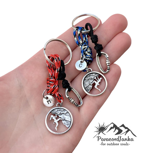 Name Climbing Keychain Carabiner Gift