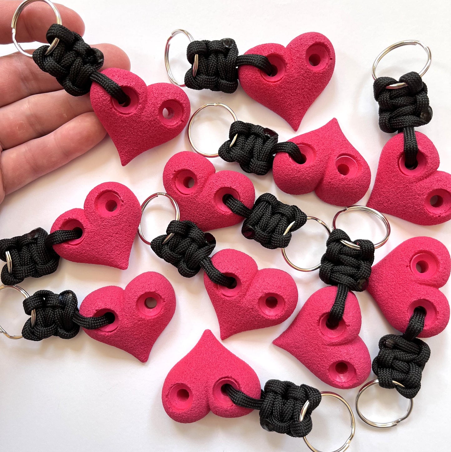 Heart Climbing Keychain, Gift for Climbers, Climbing Hold