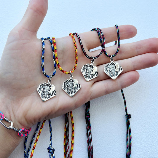 Hiking Mountain Necklace