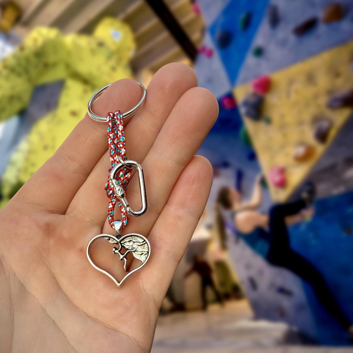 Heart Climbing Keychain Carabiner Gift