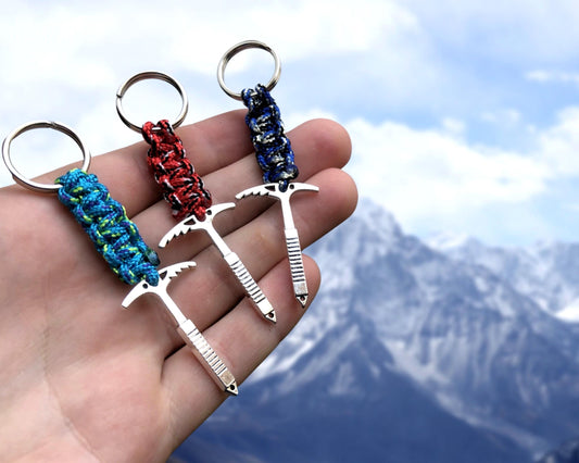 Ice Axe Keychain, Climbing Jewelry