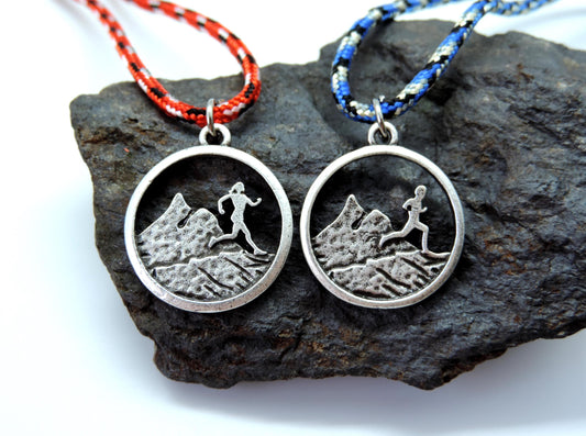Running Necklace and Bracelet, Running Jewelry, Gift for Runner