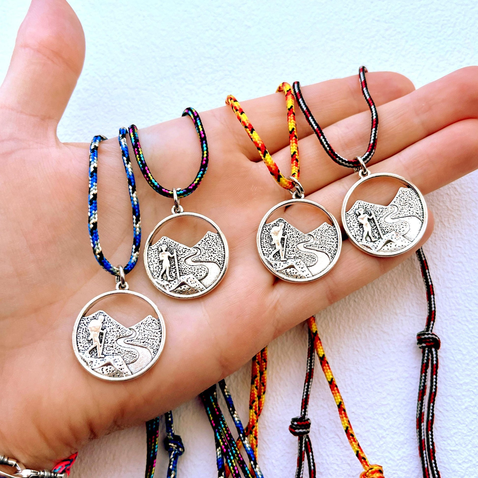 Hiking Mountain Necklace Gift
