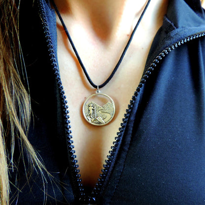 Hiking Mountain Necklace Gift