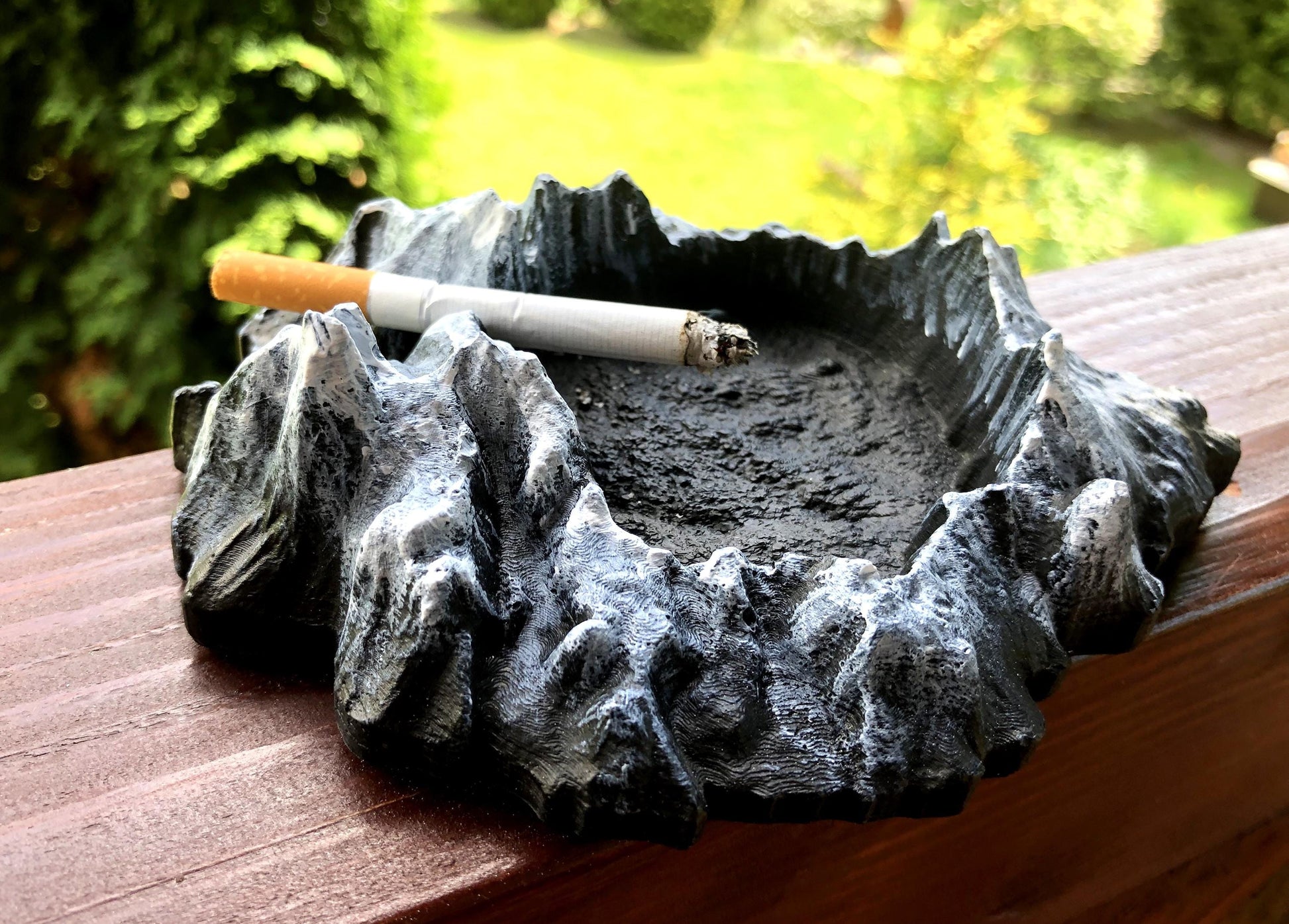 Mountain Ashtray Gift Hiking Climbing Mountain Decor