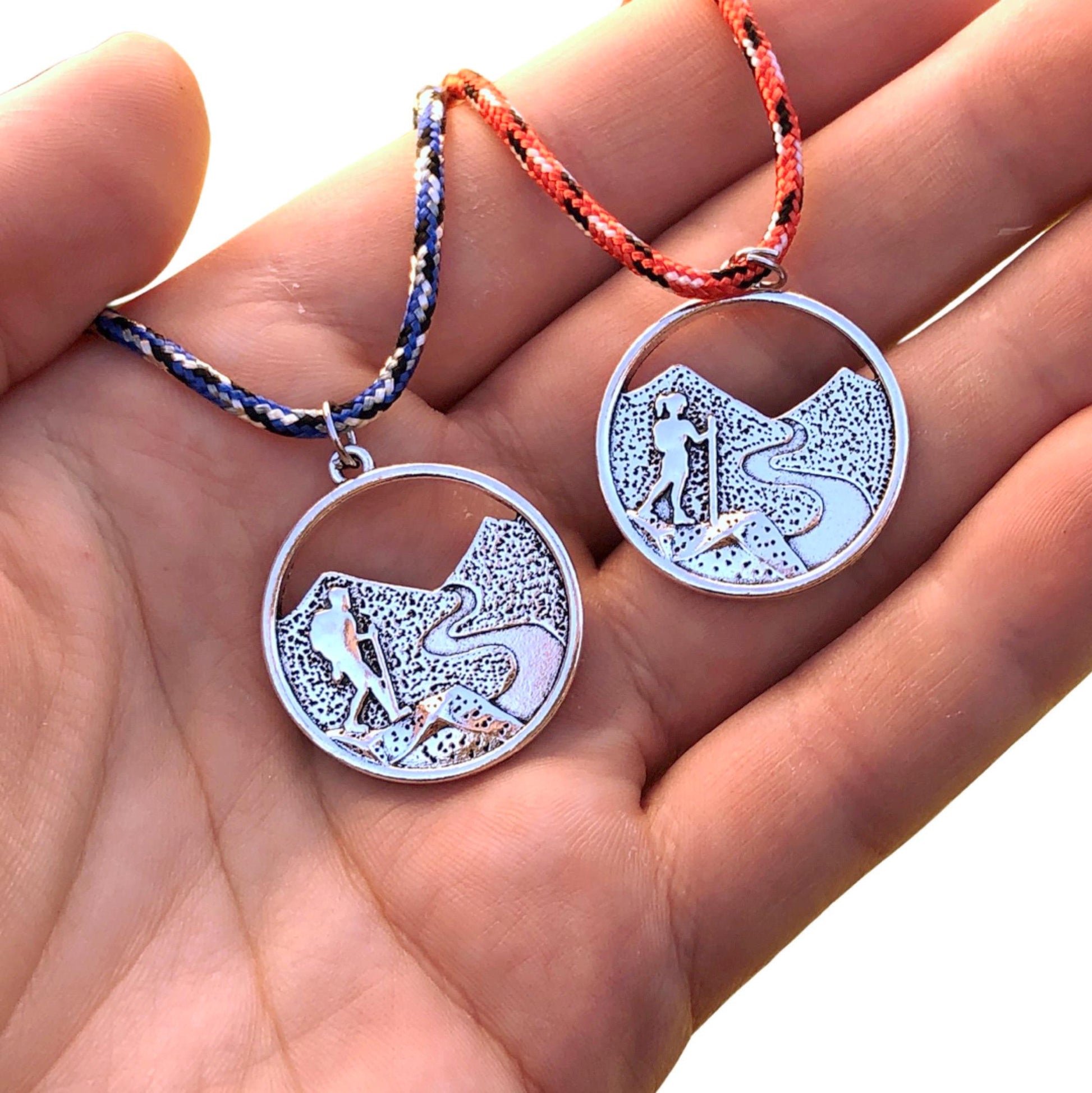 Hiking Mountain Necklace Gift