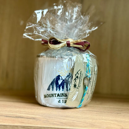 Mountain Camping Enamel Mug Gift with Bracelet