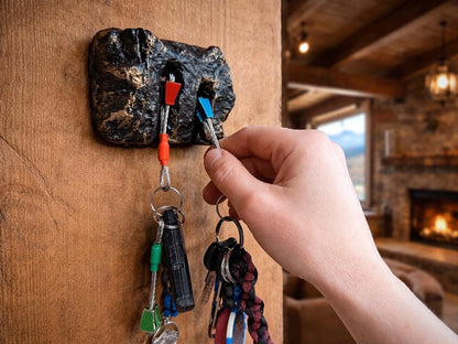 Black Climbing Keyholder - 2 keys version