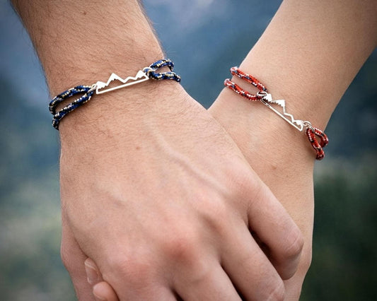 Couple Mountain Bracelets Climbing Gift