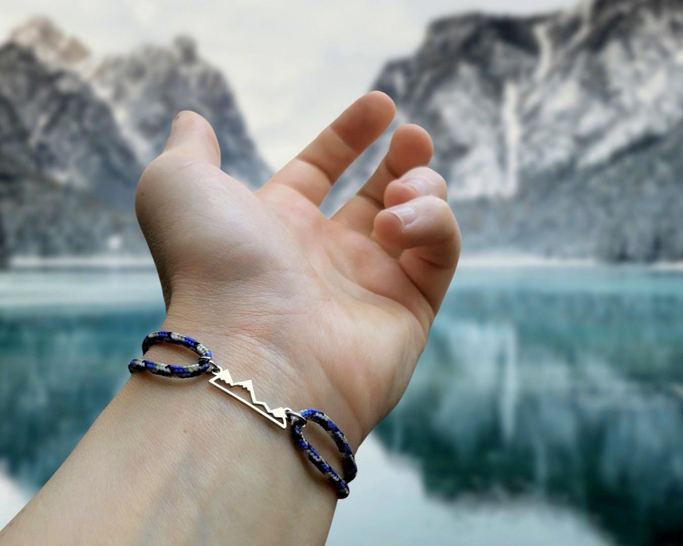 Couple Mountain Bracelets Climbing Gift