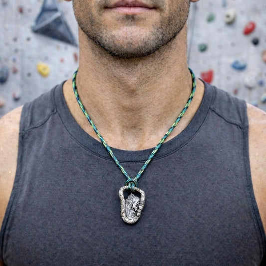 Carabiner Climbing Mountain Necklace