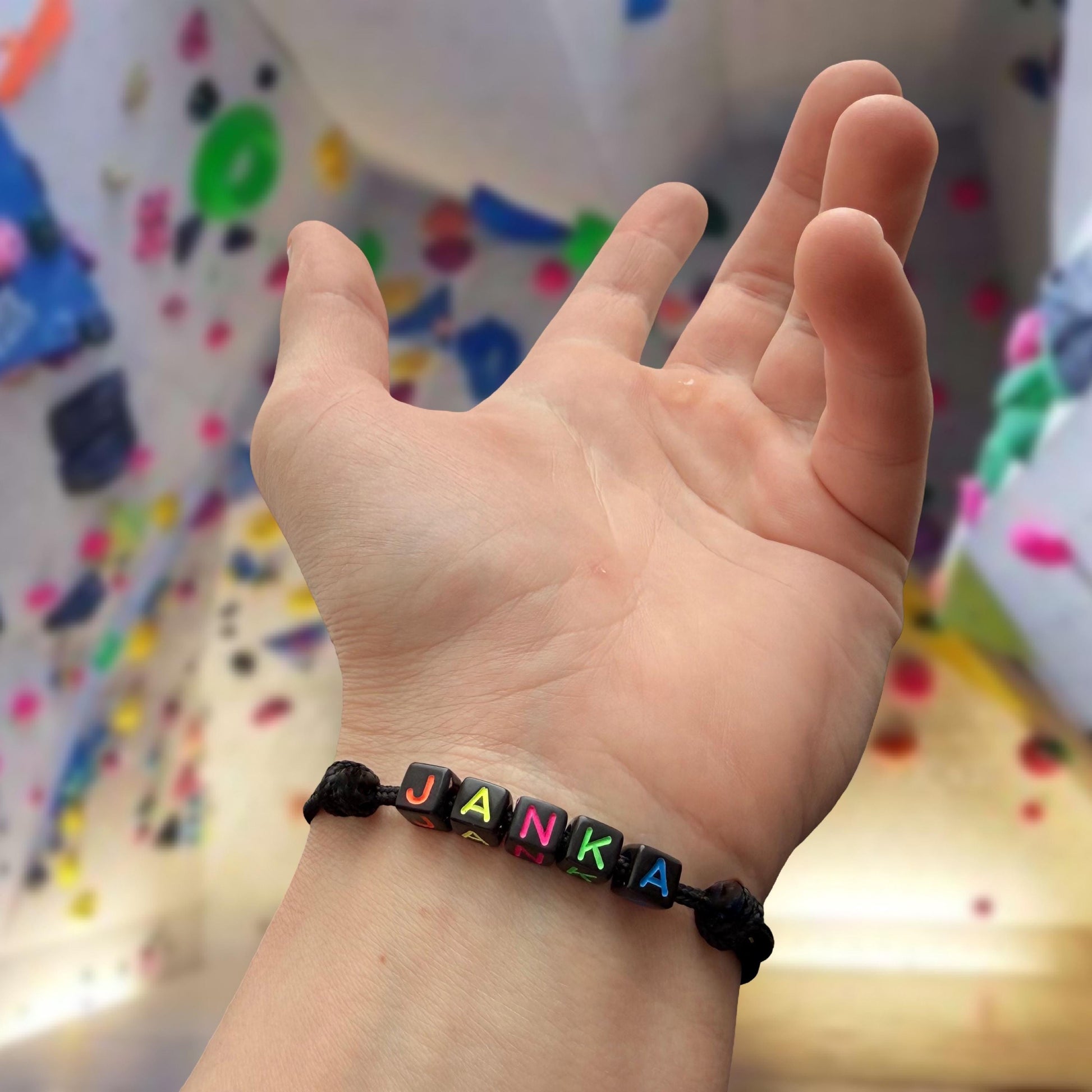 Name Climbing Bracelet, Climbing Carabiner Jewelry Gift