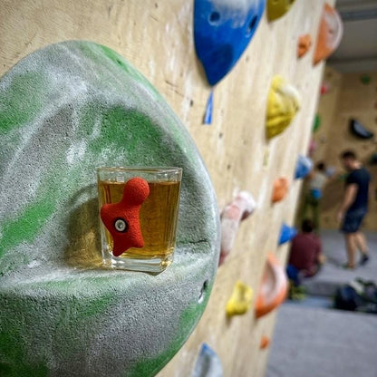 Climbing Shot Glasses with Mini Holds | Rock Climbing Gift