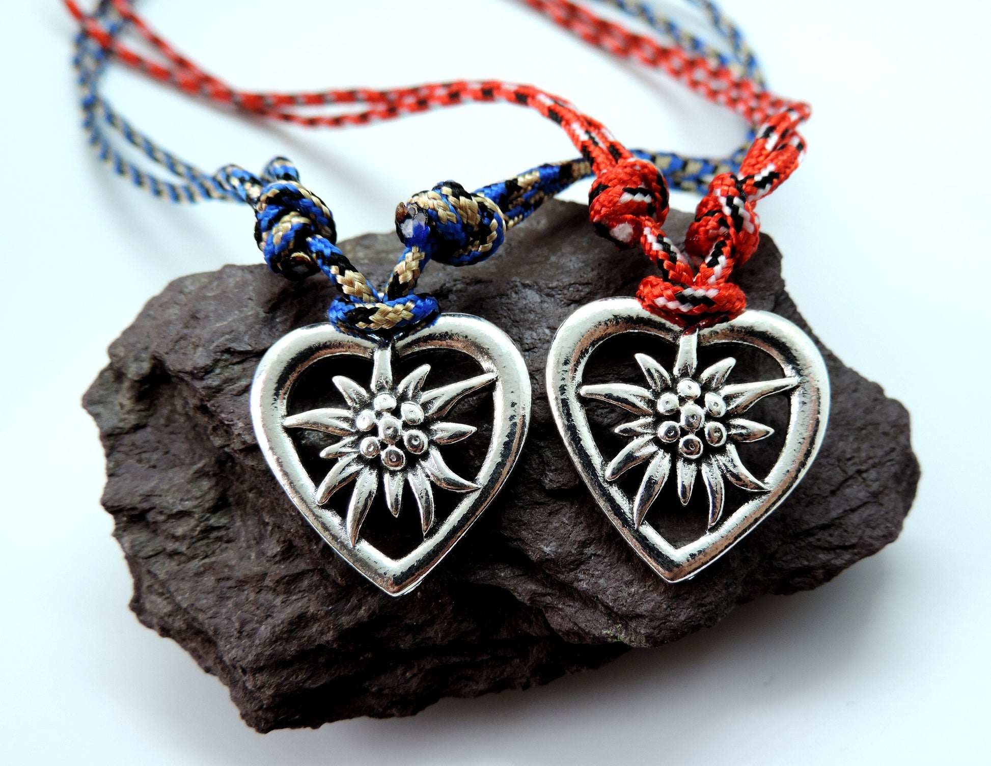 Edelweiss Mountain Necklace, Gift for Mountain Lovers