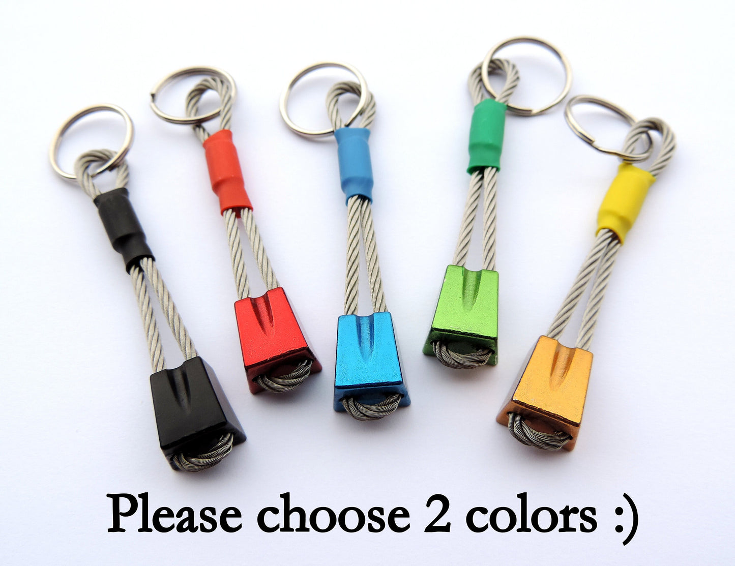 Ice Axe Keyholder for Climbers - 2 keys version